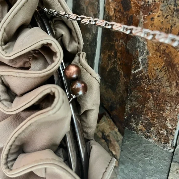 Call It Spring Tan Ruffle Shoulder Bag - Picture 4 of 9